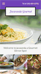 Mobile Screenshot of jacarandagourmet.com